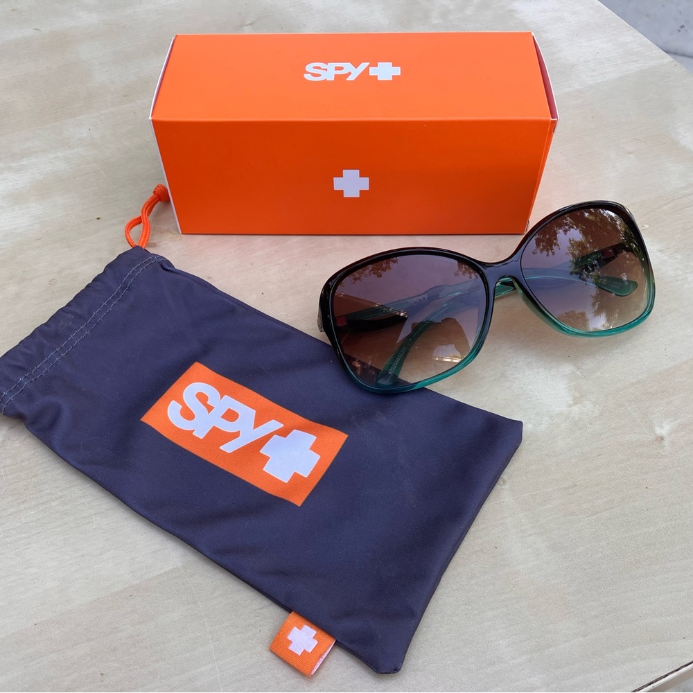 Women’s SPY sunglasses, Mint color.